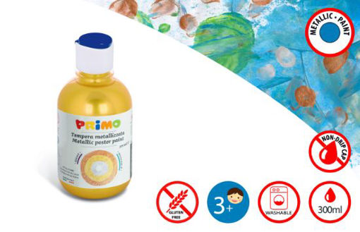 Picture of PRIMO 300ML METALLIC POSTER PAINT YELLOW